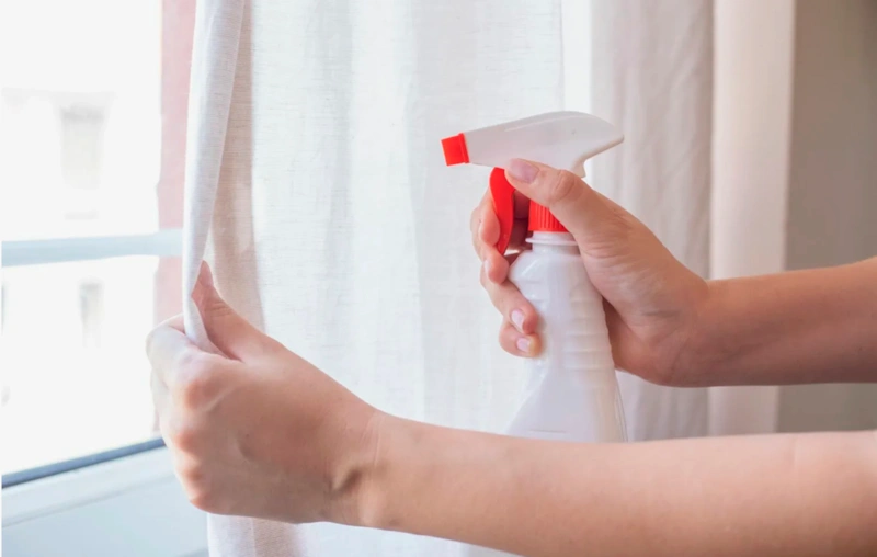 Essigspray für Vorhänge: Überraschende Wirkung enthüllt